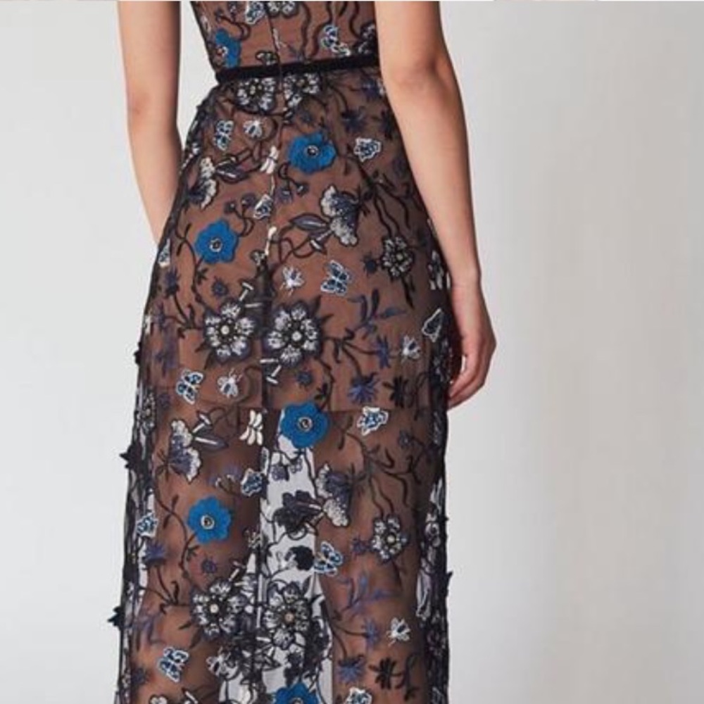 For Love And Lemons Beatrice Strappy Maxi Dress - Picture 6 of 8